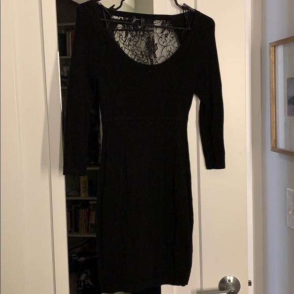 Black lace back dress - Picture 1 of 3